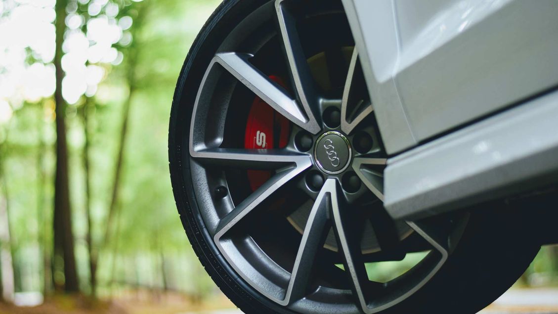 A Alloy wheel on a S line Audi